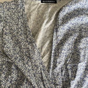 Brandy Melville, Knee length Floral Tie Dress